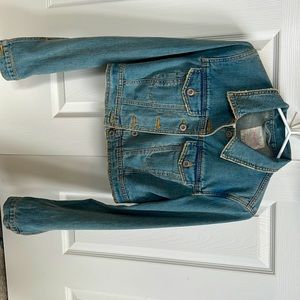 Cute cut-off jean jacket by Free People